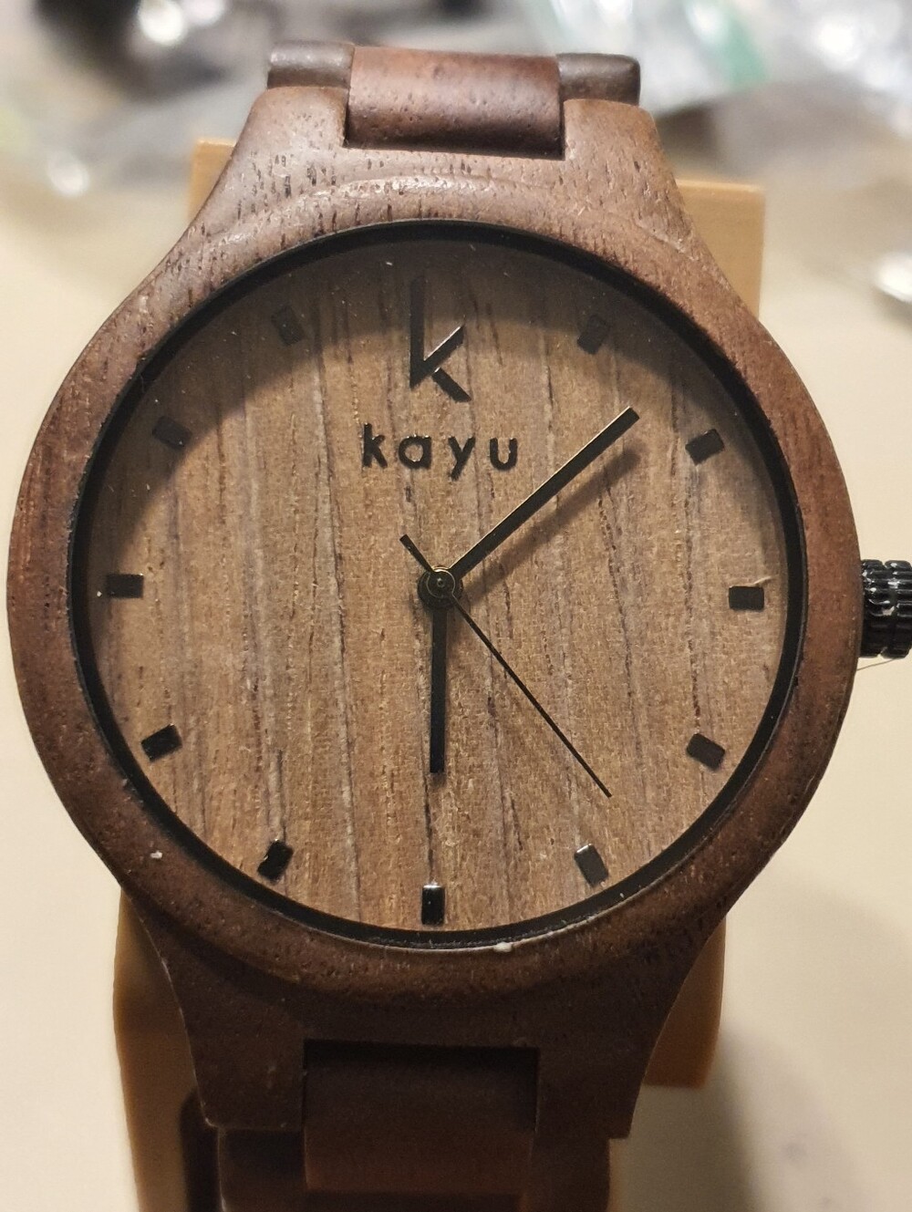 Kayu Mazari Brown Wooden Men's Watch